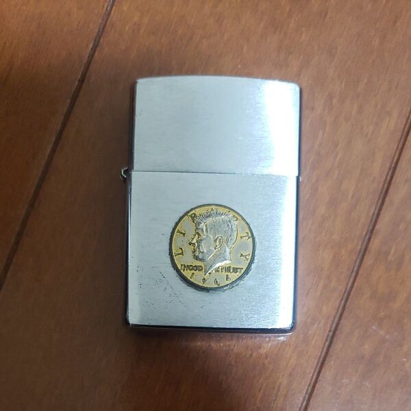ZIPPO オイルライター JFK ハーフダラー 銀貨
