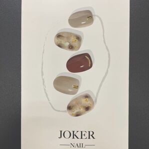 ジョーカーネイルシール 1枚 2-11セミキュアジェル ペディキュア ジェルシール