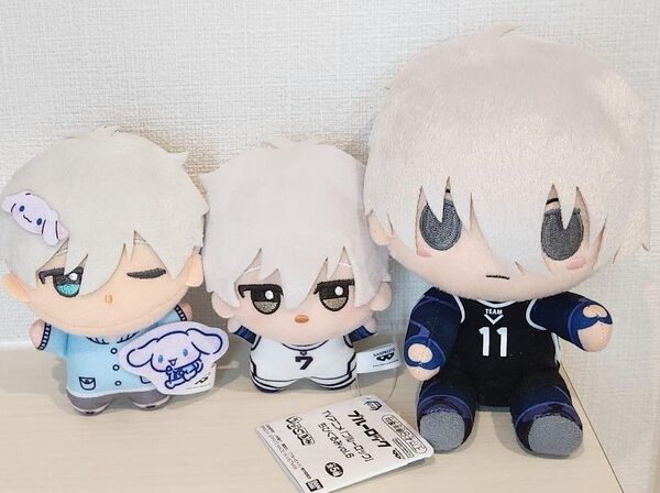 凪誠士郎 ブルーロック ちびぐるみ ぬいぐるみ 一番くじ ちょこのっこぬいぐるみ