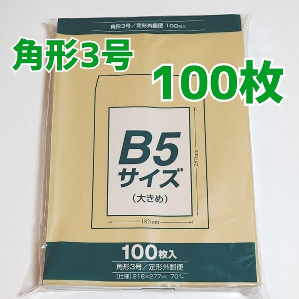 マルアイ 角形3号 100枚 封筒 216×277 B5 包装 資材 発送 梱包 ネコポス ゆうパケットポスト 定形外郵便