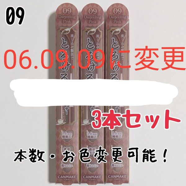 キャンメイク 09 09 06 アイライナー クリーミータッチライナー ジェルライナー とろける書き心地