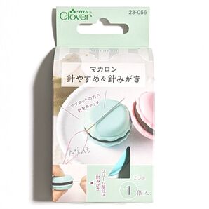 ミント 針やすめ 針みがき クロバー マカロン マグネット ピンクッション 針山 針やすめ&針みがき 針休め 針磨き