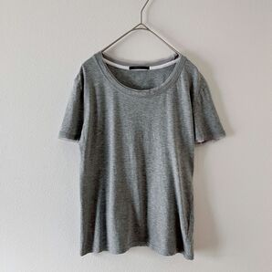 BARNYARDSTORM チュール付き半袖カットソー Tシャツ 綿100 フレンチスリーブ きれいめカジュアル 半袖Tシャツ