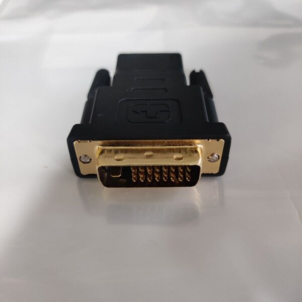 HDMI DVI 変換アダプタ DVI-D 24+1 双方向伝送 1080P