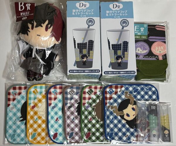 刀剣乱舞 御伴散歩 御伴くじ B賞カラビナ付き御伴ぬいぐるみ 肥前忠広 まとめセット①