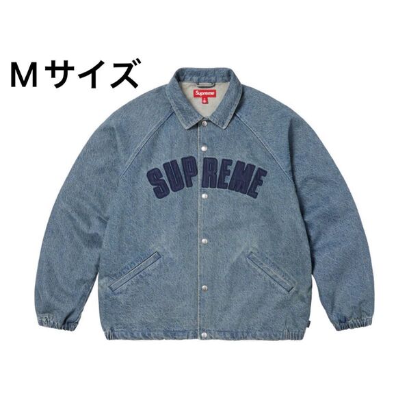 【Mサイズ】 supreme Arc Denim Coaches Jacket washed indigo デニム ジャケット