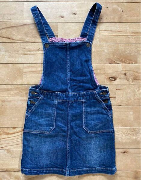GAP Kidsデニム スカート オーバーオール 140 キッズ ブルー