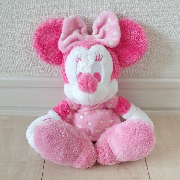 Disney ディズニー ミニーマウス ぬいぐるみ マスコット ピンク