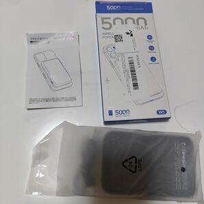 5000mAh ワイヤレスポータブル充電器
