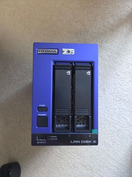 HDL2-Z19SATA-8 NAS 未使用品 4TBx2 HDD付き