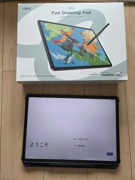 UGEE UT3 14.25インチ Androidタブレット 純正ケース ペン付き