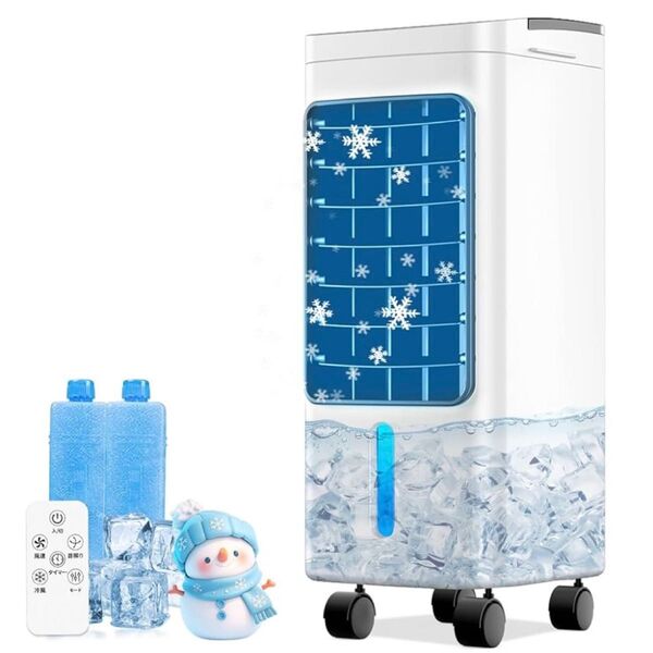 冷風機 冷風扇 冷風扇風機熱中症対策 冷房 強力送風 6.0L水タンク