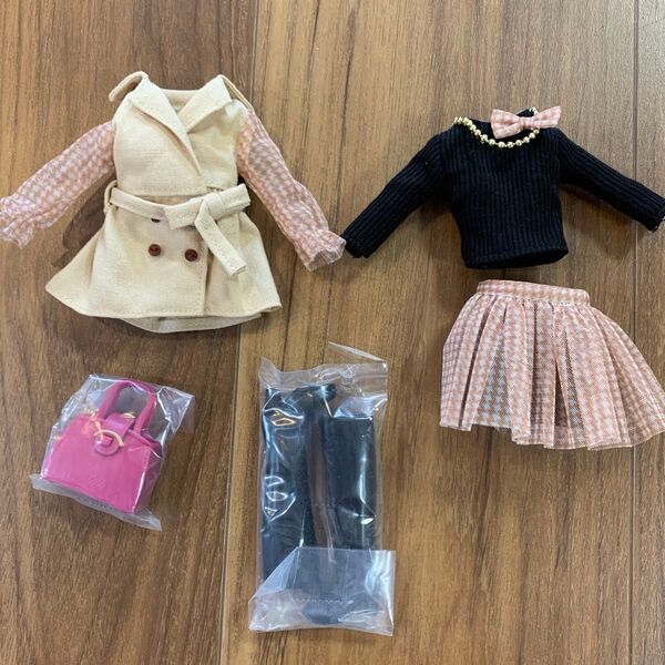 人形服 リカちゃん エアリートレンチ トレンチコート ブーツ リカちゃん 着せ替え アウトフィット お洋服