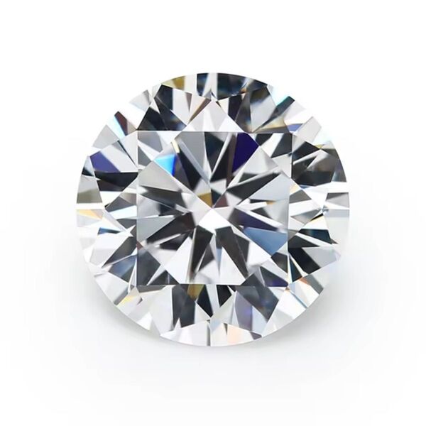 モアサナイトラウンドブリリアントカット 5.0mm 0.5CT VVS1 Dカラー ダイヤモンドテスト済みルース