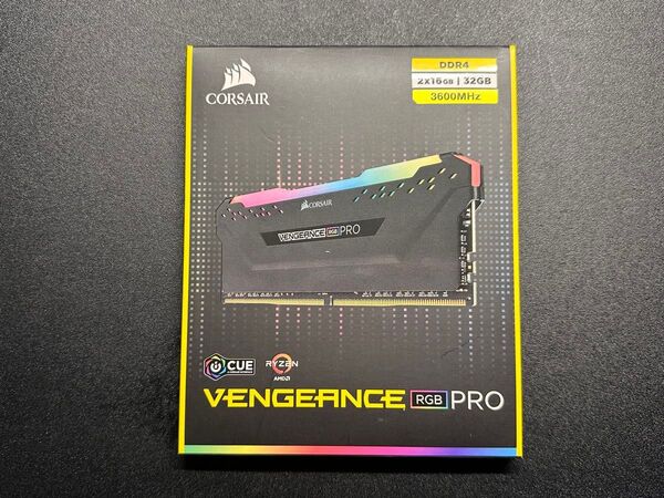 CORSAIR DDR4-3600MHz デスクトップPC用 メモリ VENGEANCE RGB PRO シリーズ 32GB