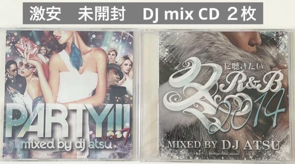 ① DJ ATSU mix CD 2枚 組換可 ヒップホップ ソウル ラップ レゲエ クラブ ダンス 未開封 激安 在庫セール