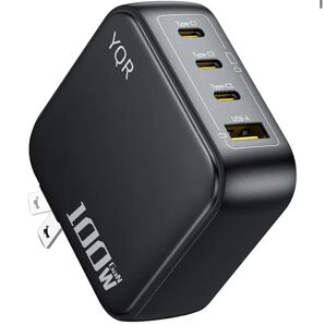 【新品未開封】100w PD 急速充電器 4台同時に急速充電