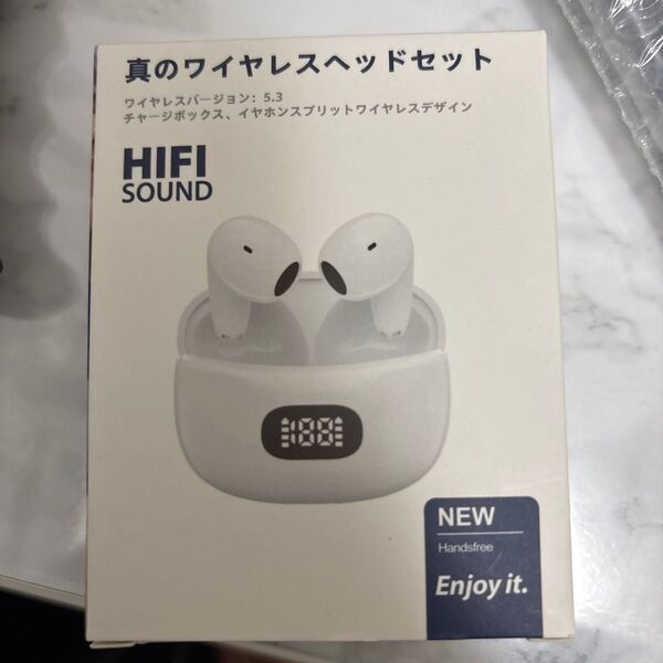 ワイヤレスイヤホン マイク内蔵 Type-C急速充電 Hi-Fi音質 iPhone/Android対応 IPX7防水 超軽量
