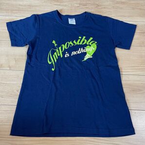 adidas Impossible is nothing Tシャツ OTサイズ ネイビー