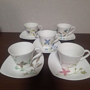 GIVENCHY コーヒーカップ&ソーサー5客セット