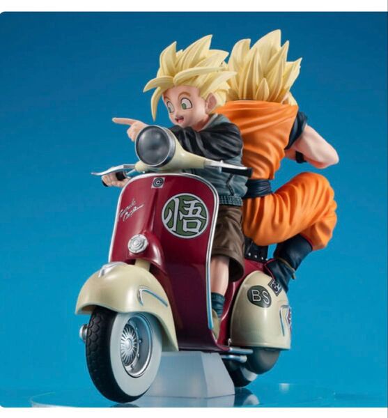 輸送箱未開封 デスクトップリアルマッコイEX ドラゴンボールZ スーパーサイヤ人孫悟空&スーパーサイヤ人孫悟飯&バイク