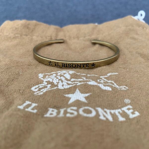 IL BISONTE 真鍮バングル ブレスレット ゴールド アクセサリー