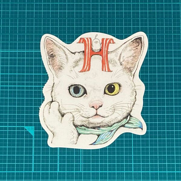 ヒグチユウコ イニシャル H シロネコ ひとつめちゃん ポストカード