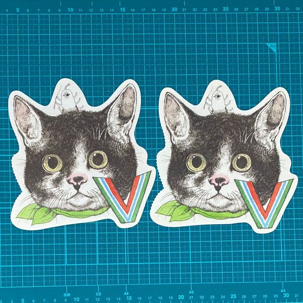 ヒグチユウコ イニシャル V ネコ ひとつめちゃん ポストカード 2枚セット