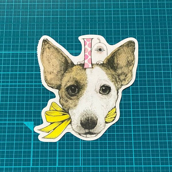 ヒグチユウコ イニシャルI ジャックラッセルテリア 犬 dog ひとつめちゃん ポストカード