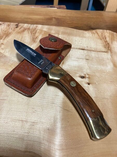 BOKER ボーカー ナイフ PUMAレザーケース付き アウトドア