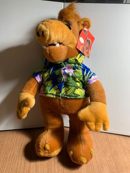 美品 アルフ ぬいぐるみ アロハ 人形 ALF 当時物 昔 キャラクター