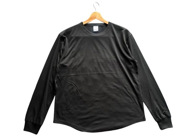 【未使用】UNITED ATHLE ユナイテッドアスレ メンズ ロングスリーブ 長袖Tシャツ 黒 M