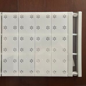伸縮棚 クローゼット収納 キッチン収納 整理棚 収納ラック 省スペース ホワイト