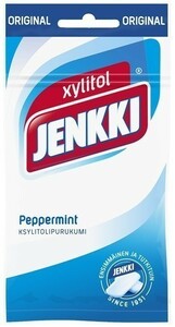 Cloetta Jenkki クロエッタ イェンキ ペッパーミント味 キシリトール ガム 4袋×30g フィンランドのお菓子です