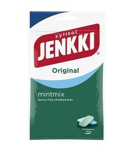 Cloetta Jenkki Chloe  Thai .nki mint Mix taste xylitol gum 4 sack ×100g Finland. confection. 