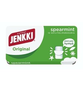 Cloetta Jenkki Chloe  Thai .nki spare mint taste xylitol gum 4 box ×18g Finland. confection. 