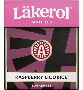 Cloetta Lakerol クロエッタ ラケロール ラスベリー リコリス味 48箱×25g フィンランドのお菓子です