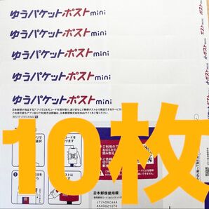 ゆうパケットポスト mini 専用封筒 10枚 新品未使用