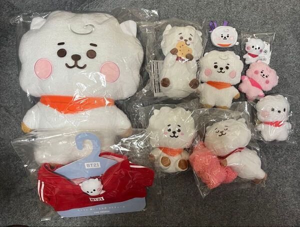 BTS BT21 RJ ぬいぐるみ 10点セット