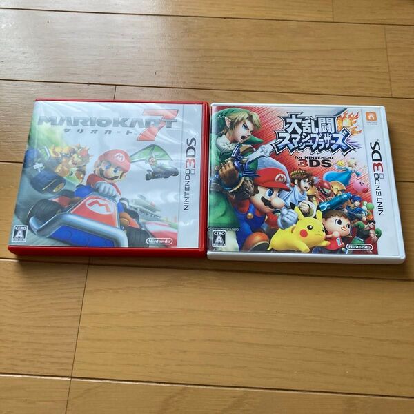 2本セット【3DS】 マリオカート7 大乱闘スマッシュブラザーズ