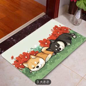 新作1点物 新品柴犬柄フロアマット