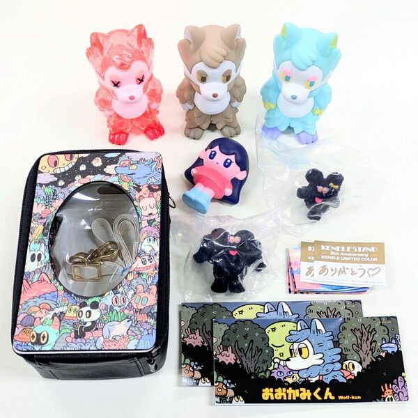 おおかみくん、モニョガール、モルルフレンズ ソフビセット