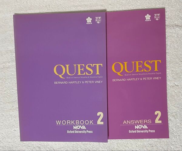 NOVA QUEST 2 WORKBOOK&ANSWERS 2冊セット 英語学習教材 問題集