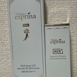 《未開封》エスプリーナRGII+リンクル ゴールドベールRichスティック RGⅡインナーリフトスムースフィットEEクリーム