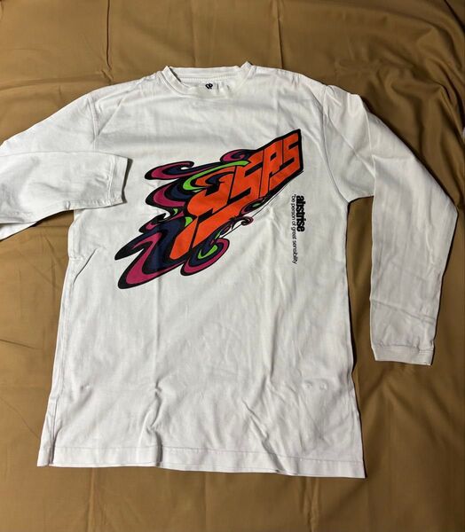 ABSTRISE ロングTシャツ XL ホワイト アブストライズ グラフィック ALMIGHTY オールマイティabstruse