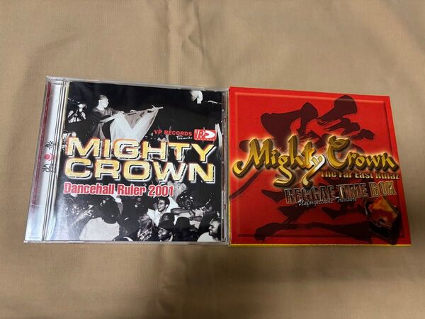 【CD】美品/2枚セット『Mighty Crown/Dancehall Ruler 2001/REGGAE TIME BOX』帯付