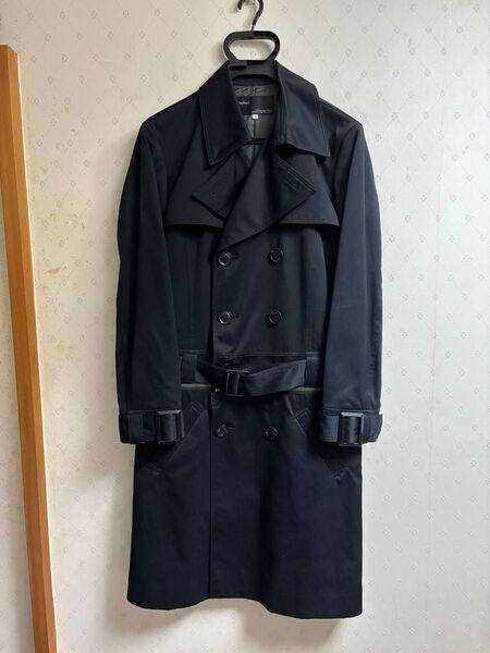 halluci トレンチコート 2way ダブルジャケット M ハルシ ブラック 新品未使用 メンズ 初期 Black ライダース