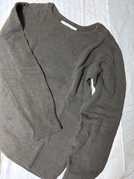 PRIVATE BRAND AG ニット グレー ブラウン 美品 メンズ エージー Knit 希少 メンズ 大きめ