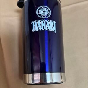 【ステンレスタンブラー】新品未使用『HANABI』ブルー非売品 ノベルティグッズ ハナビ 花火 スロット パチスロ ユニバ 青ドン