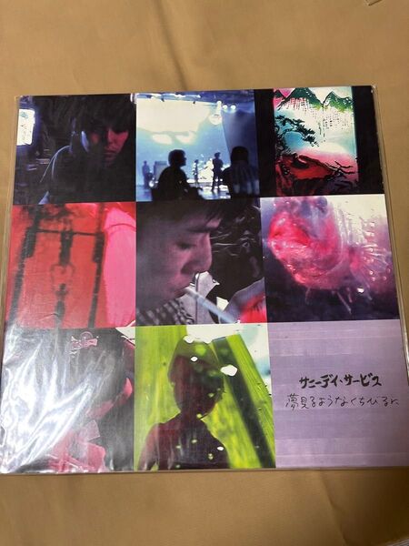 サニーデイサービス 夢見るようなくちびるに アナログ レコード 情景 テーマ 美品 SunnyDayService LP 限定盤